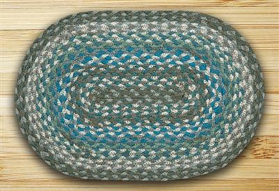 Oval Trivet - Sage/Ivory/Settlers Blue