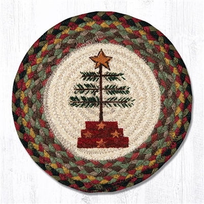 Feather Tree Printed Round Trivet 10