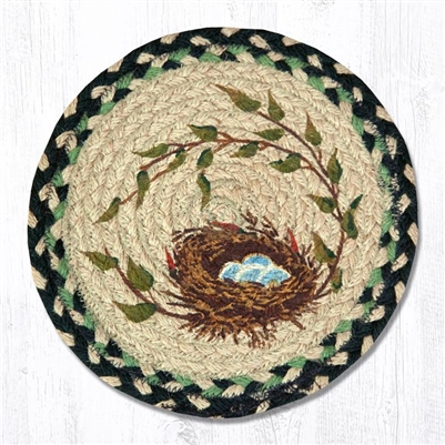 Robins Nest Printed Round Trivet 10