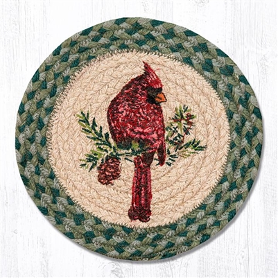 Cardinal Printed Round Trivet 10