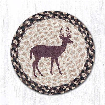 Little Buck Printed Round Trivet 10